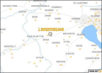 map of La Mornaghia