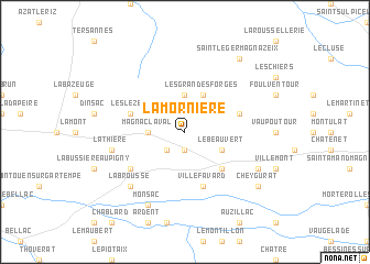 map of La Mornière