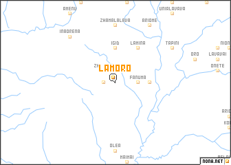 map of Lamoro