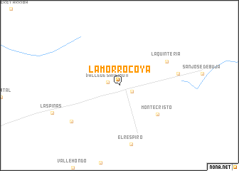 map of La Morrocoya