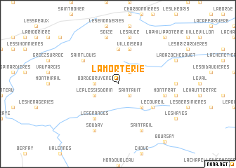 map of La Morterie