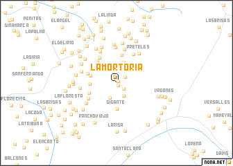 map of La Mortoria