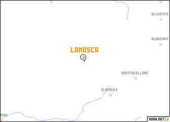 map of La Mosca