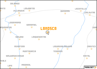 map of La Mosca