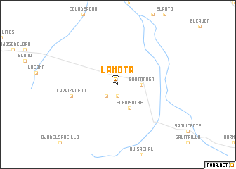 map of La Mota