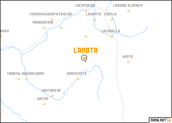 map of La Mota