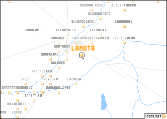 map of La Mota