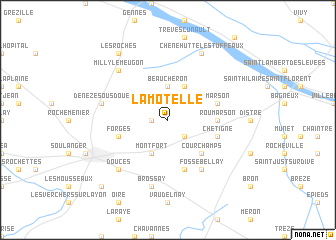 map of La Motelle