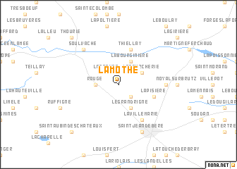 map of La Mothe