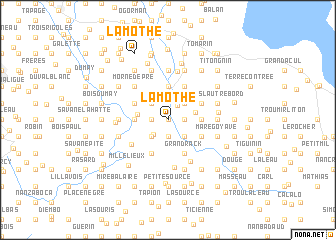 map of Lamothe