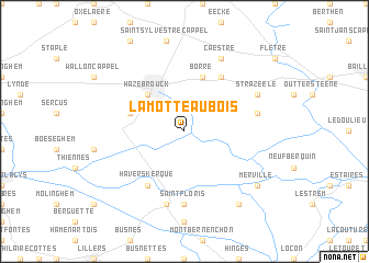 map of La Motte-au-Bois