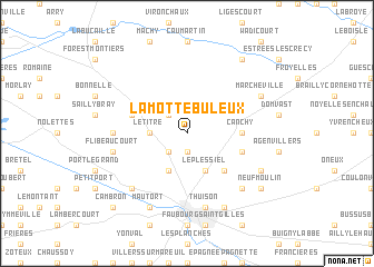 map of Lamotte-Buleux