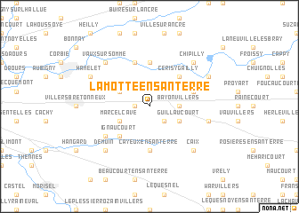 map of Lamotte-en-Santerre