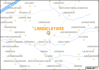 map of La Moucletière