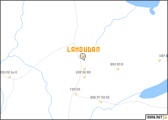 map of Lamoudan