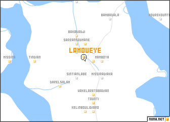 map of Lamouèye