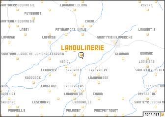 map of La Moulinerie