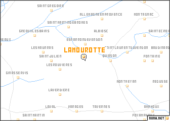 map of La Mourotte