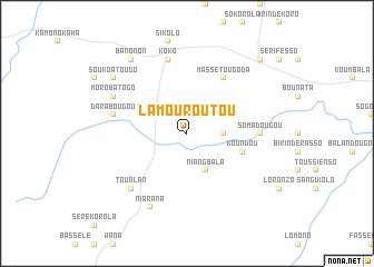 map of Lamouroutou