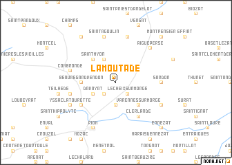 map of La Moutade
