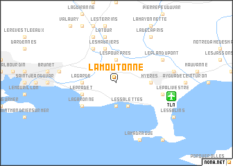 map of La Moutonne