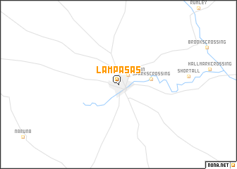 map of Lampasas