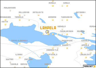 map of Lampela