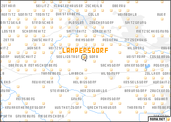 map of Lampersdorf