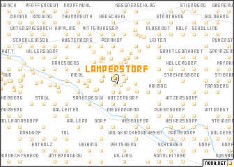 map of Lamperstorf