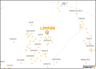 map of Lampião