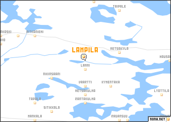 map of Lampila