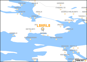 map of Lampila