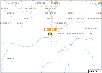 map of Lampin