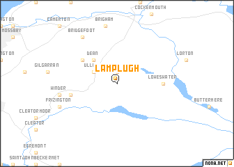 map of Lamplugh