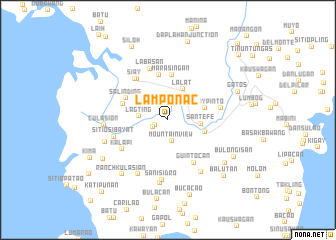 map of Lamponac