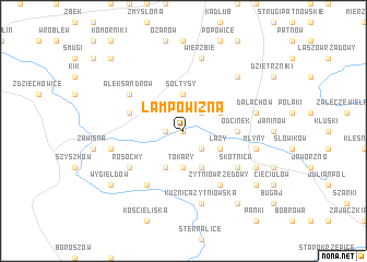 map of Lampowizna