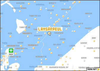 map of Lamsar Peul