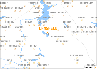 map of Lamsfeld