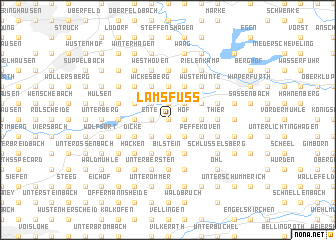 map of Lamsfuß