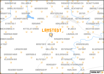 map of Lamstedt