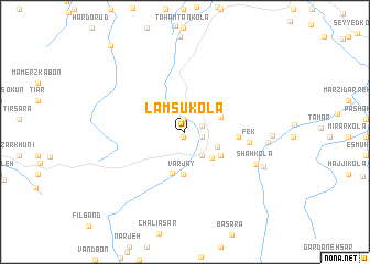 map of Lamsū Kolā