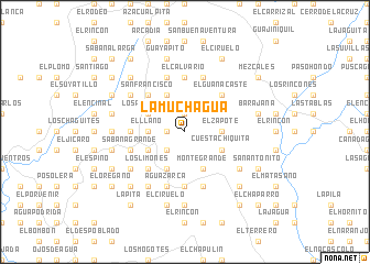 map of La Muchagua