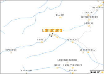 map of La Múcura