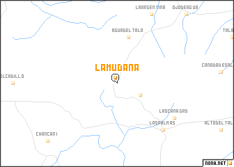 map of La Mudana