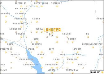 map of La Muera