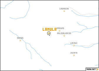 map of La Mula