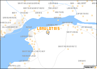 map of La Mulotais