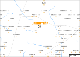 map of Lamuntana