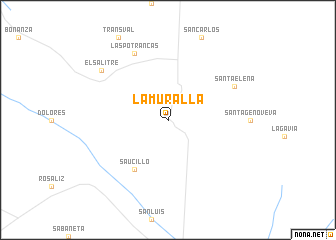 map of La Muralla