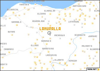 map of La Muralla